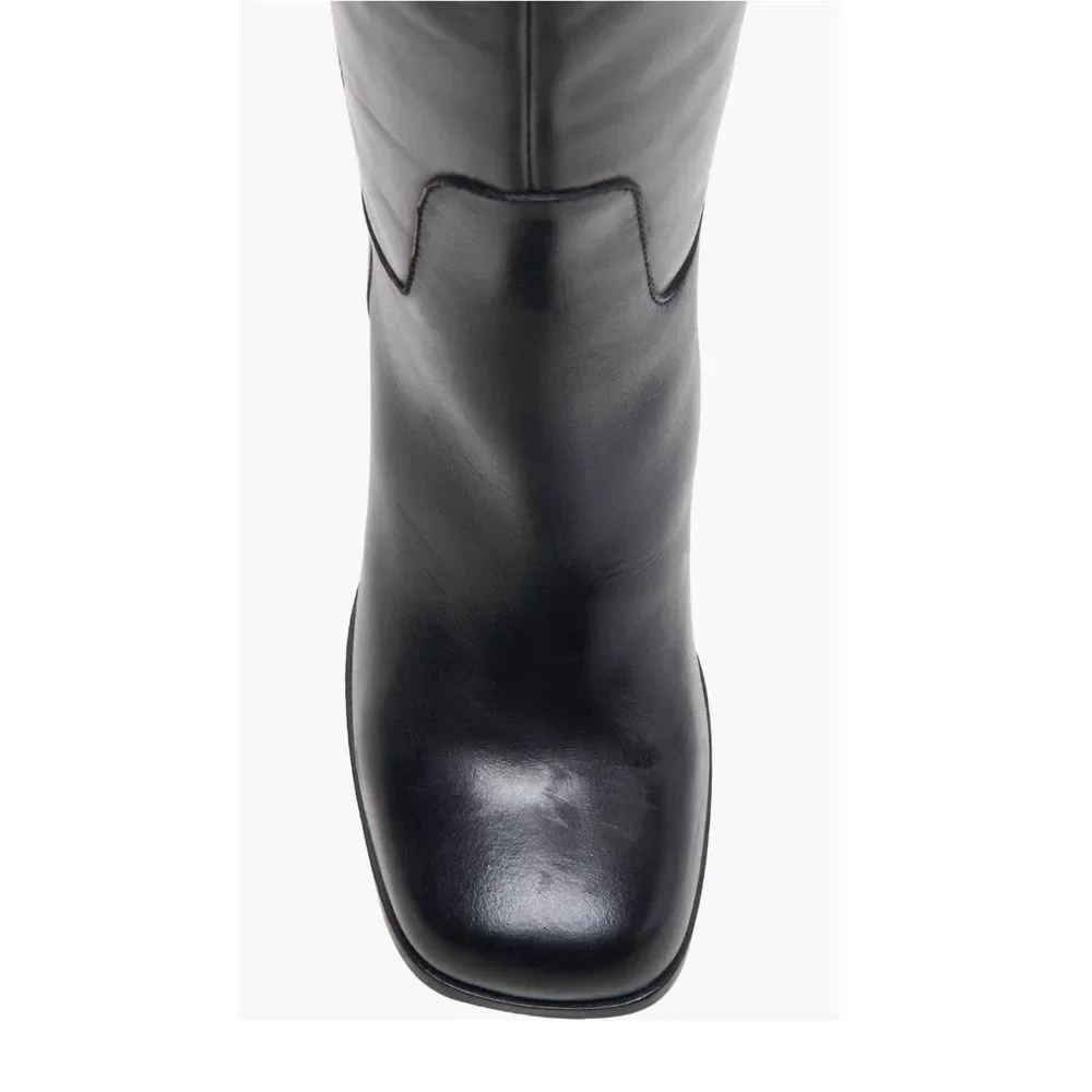 Free People *Revolve Naomi Tall Boots in Black, New, Size 6.5